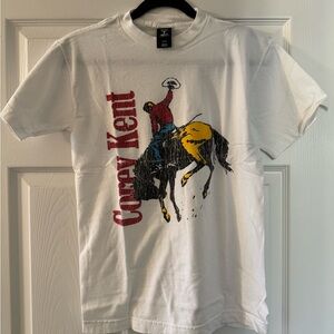 Corey Kent Hanes White Rodeo Graphic T-Shirt (Size S)